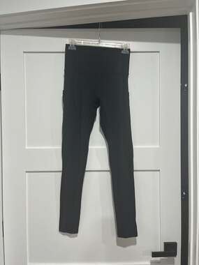 Gymreapers Womens High-Rise Pocket Leggings - Black